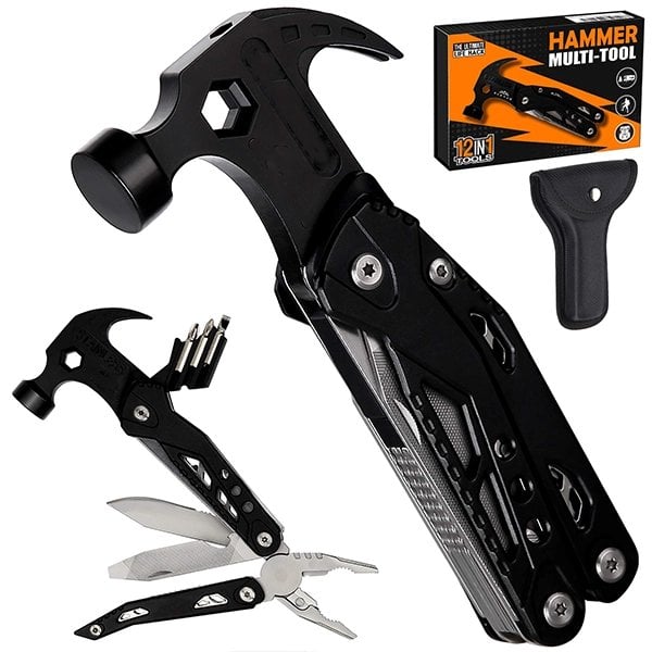 (🔥3rd Anniversary Sale) - Portable MultiTool With Hammer, Screwdrivers, Nail Puller