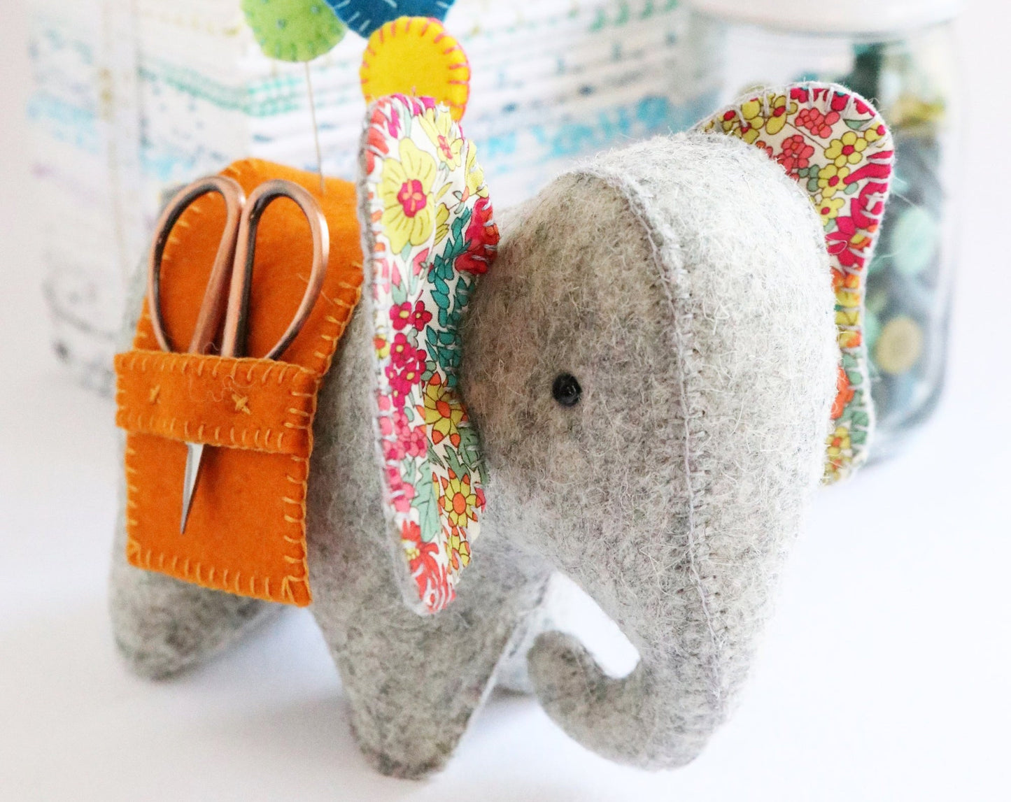 Lovely Elephant Decor Template- With Instructions