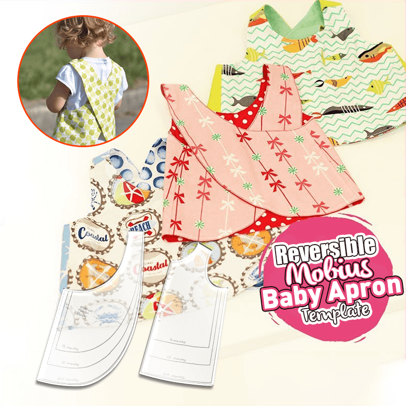 🔥Last Day 49% OFF - Reversible Mobius Baby Vest Template Set - With Instructions