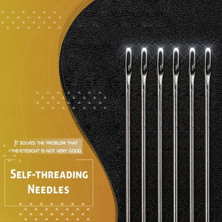 (🔥Hot Summer Sale -40% OFF)Self Threading Sewing Needles