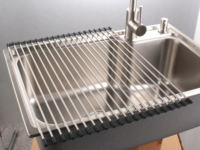 (🌲CHRISTMAS SALE NOW-50% OFF) Portable Stainless Steel Rolling Rack
