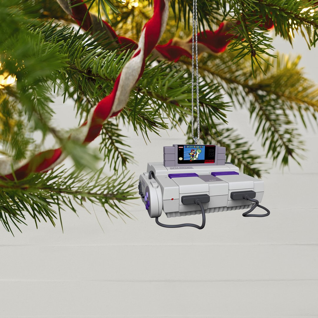 🎄✨(CHRISTMAS SALE NOW-50% OFF)Super Nintendo Entertainment SystemTM Console Ornament With Light and Sound✨🎄
