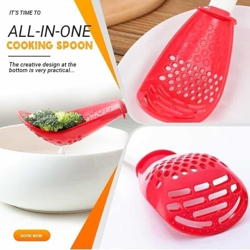 (2022 NEW YEAR HOT SALE--40% OFF)Multifunctional Kitchen Cooking Spoon--buy 5 get 3 free & free shipping(8pcs)