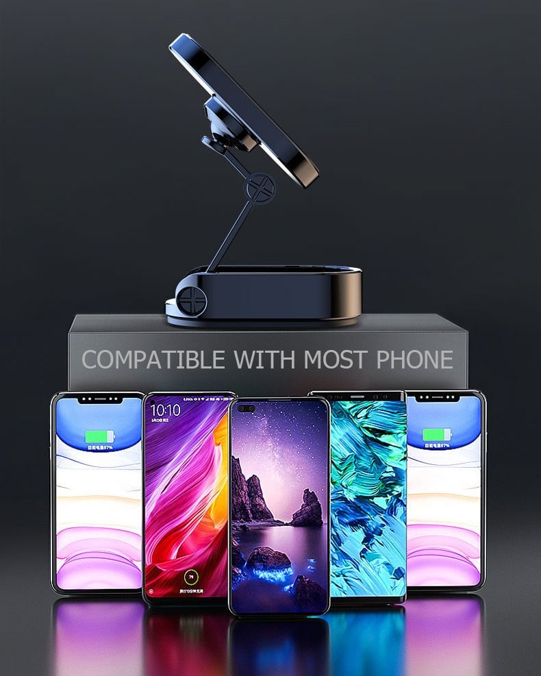 🔥Hot Sale🔥2023 New Alloy Folding Magnetic Car Phone Holder