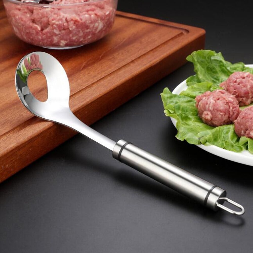 (🎄CHRISTMAS SALE NOW-48% OFF) Stainless Steel Meatball Maker Spoon(BUY 3 GET 2 FREE NOW!)