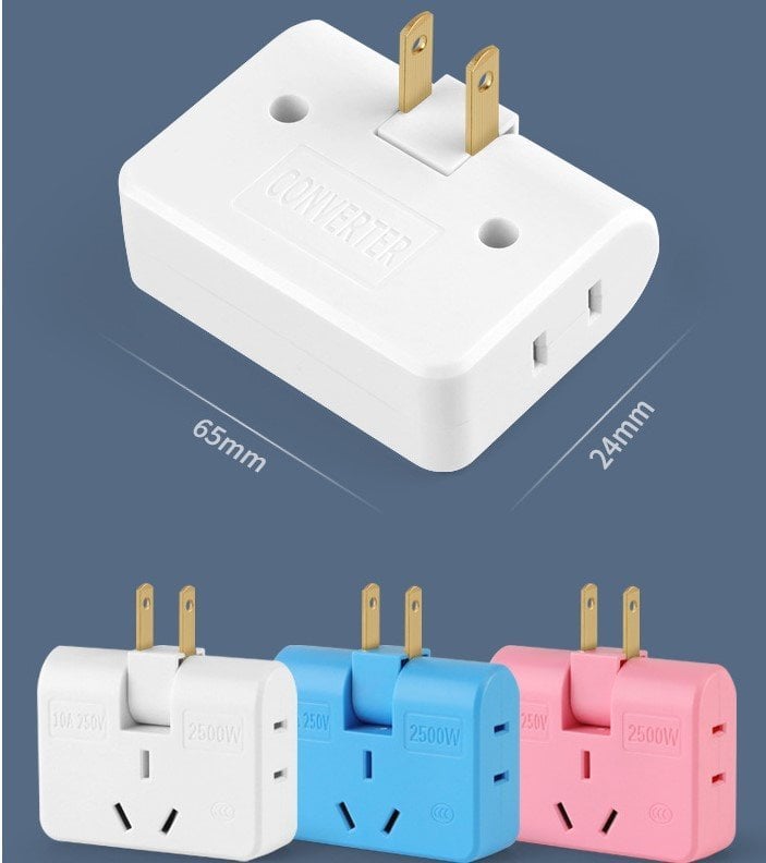 Summer Hot Sale 48% OFF - Upgrade 3 in 1 Rotatable Socket Converter(BUY 3 GET 1 FREE NOW)