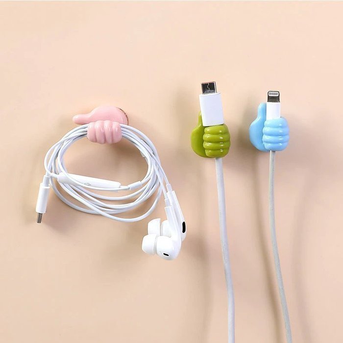 (🔥LAST DAY PROMOTION - SAVE 48% OFF) 10Pcs Creative Thumbs Up Shape Wall Hook