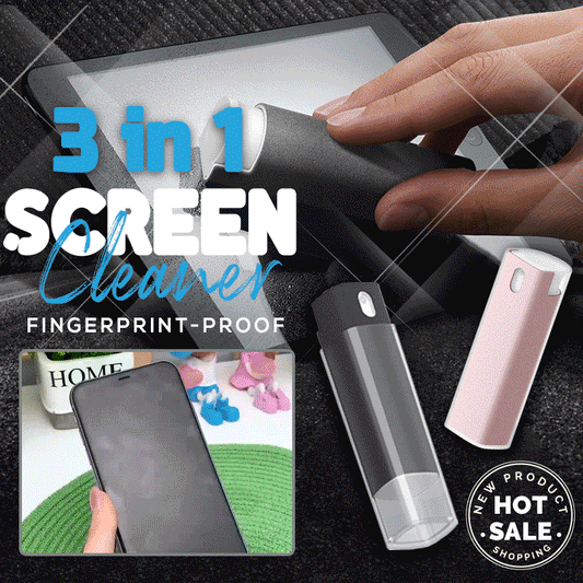 (2022 NEW YEAR HOT SALE--48% OFF)3 in 1 Fingerprint-proof Screen Cleaner