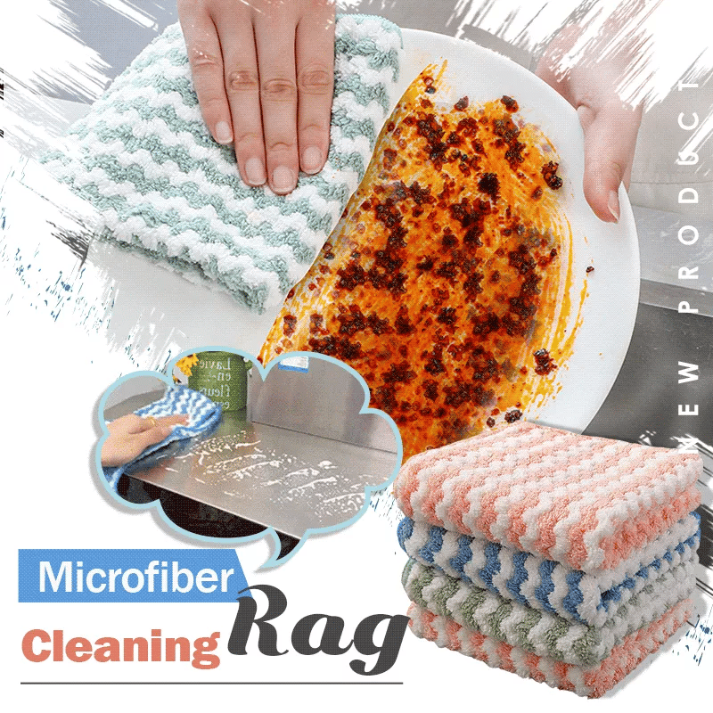 MICROFIBER CLEANING RAG🌲Early Christmas Sale- SAVE 48% OFF🌲(Buy 10 Get 10 Free (20 pcs)+Free Shipping)