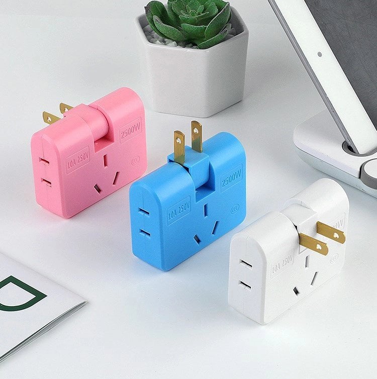 Summer Hot Sale 48% OFF - Upgrade 3 in 1 Rotatable Socket Converter(BUY 3 GET 1 FREE NOW)